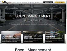 Tablet Screenshot of boonmanagement.com